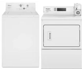 Side by Side Washer & Dryer Set